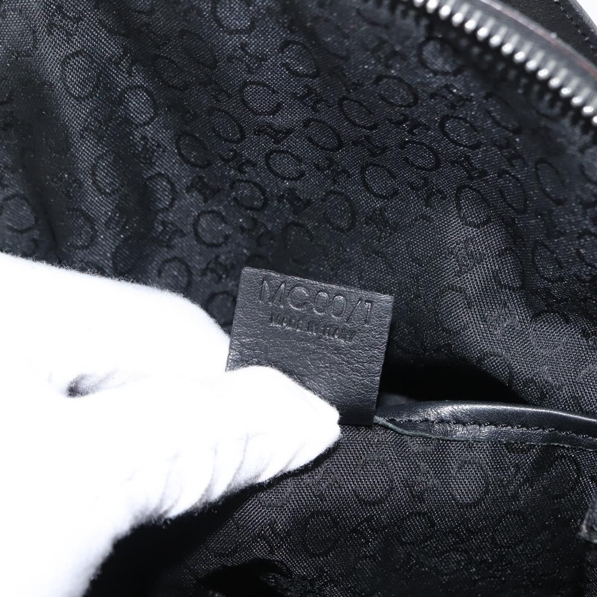 Celine Vintage Macadam Backpack Canvas and Leather, SILVER, PVC, Backpack