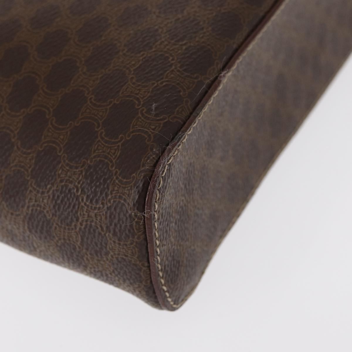 Celine Macadam Vanity Bag Canvas, BROWN, CANVAS, Handbag