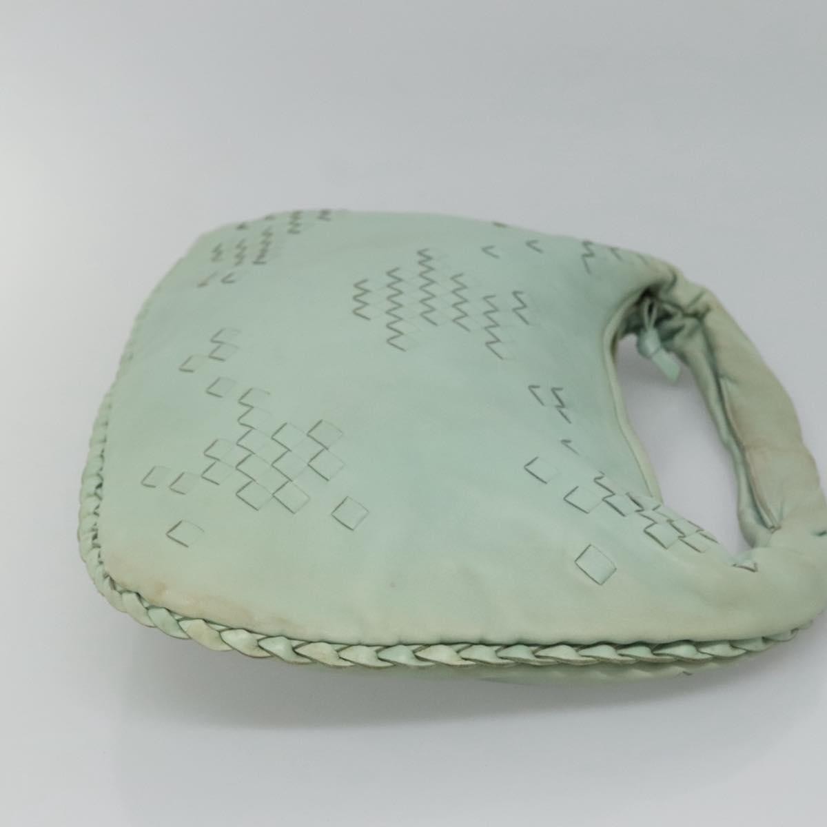 Bottega Veneta Veneta Hobo Lether with intrecciato detail, BLUE, LEATHER, Handbag