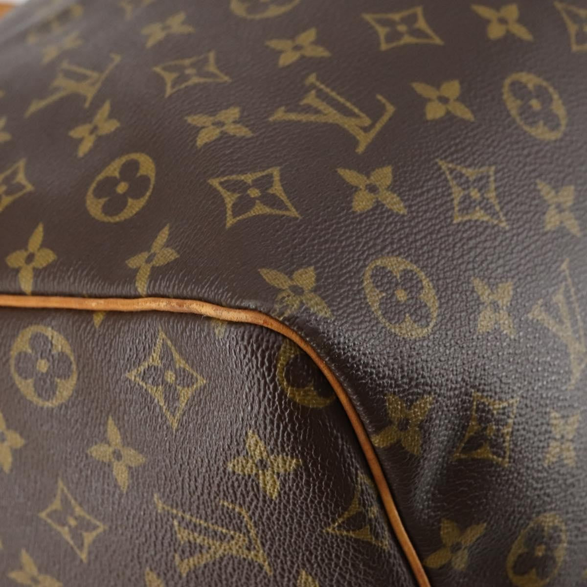 Louis Vuitton Keepall Bandouliere Bag Monogram Canvas, BROWN, CANVAS, Travel bag