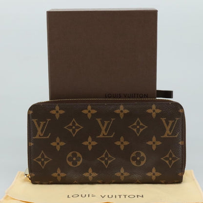 Louis Vuitton Zippy Compact Wallet Monogram Canvas, BROWN, CANVAS, Wallets