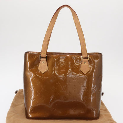 Louis Vuitton Houston Handbag Monogram Vernis, BROWN, PATENT_LEATHER, Handbag