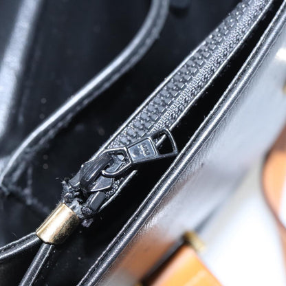 Celine Handbag Leather, BLACK, LEATHER, Handbag