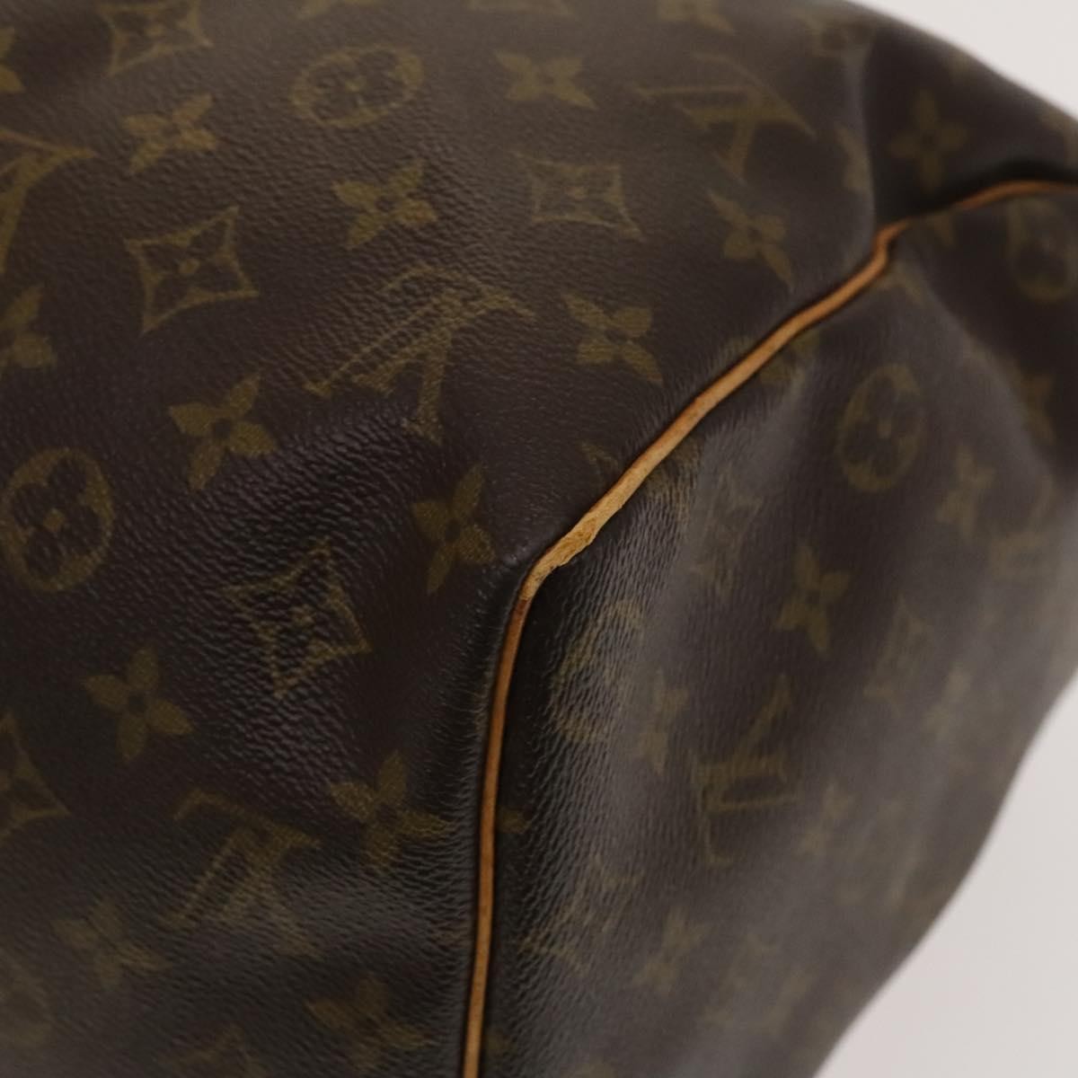 Louis Vuitton Keepall Bag Monogram Canvas, BROWN, CANVAS, Travel bag