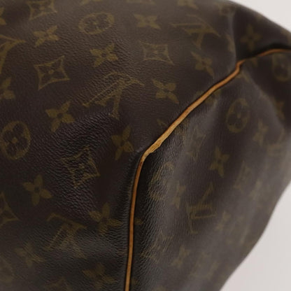 Louis Vuitton Keepall Bag Monogram Canvas, BROWN, CANVAS, Travel bag