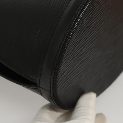 Louis Vuitton Cluny Shoulder Bag Epi Leather, BLACK, LEATHER, Shoulder bag