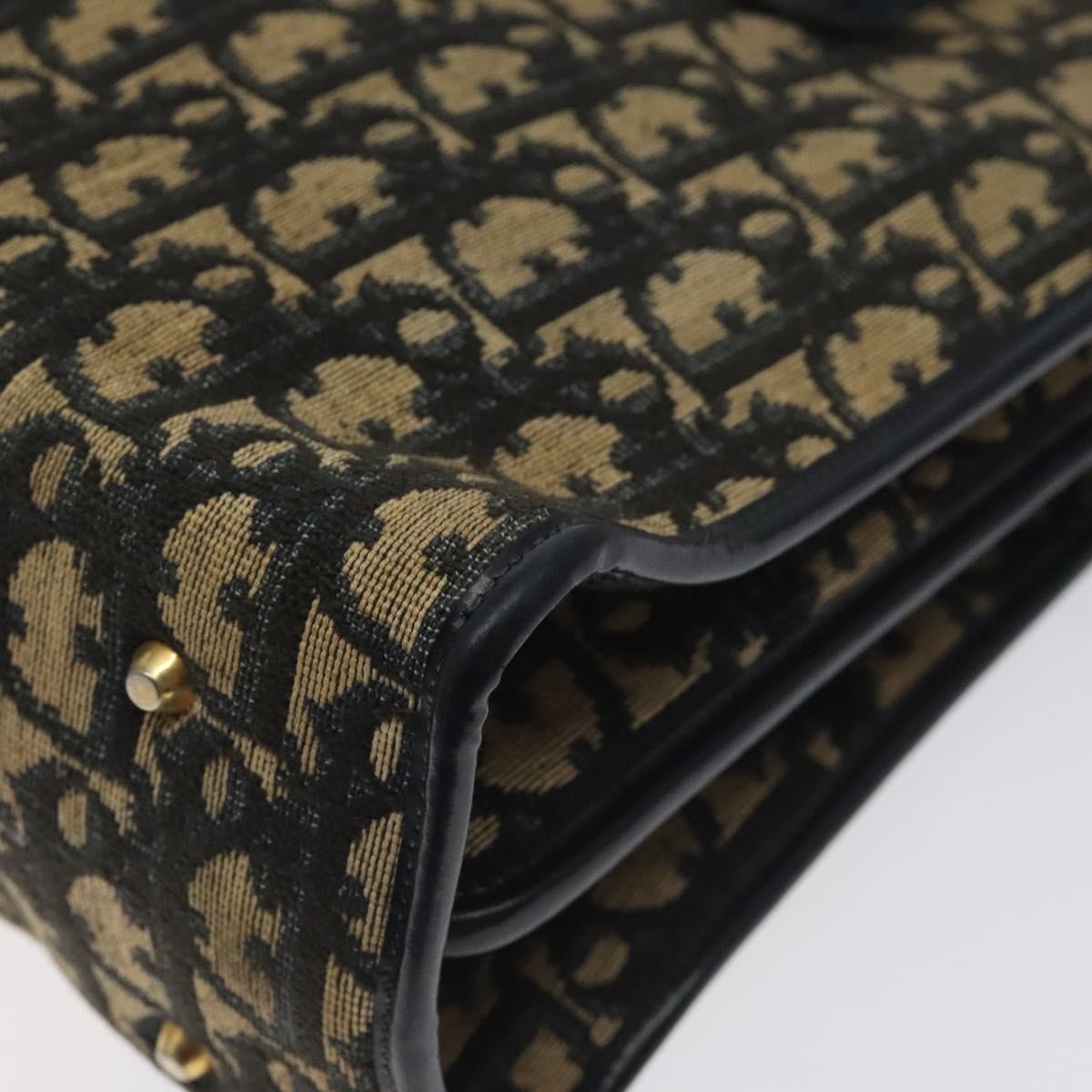 Christian Dior Trotter shoulder bag Canvas, NAVY, CANVAS, Shoulder bag