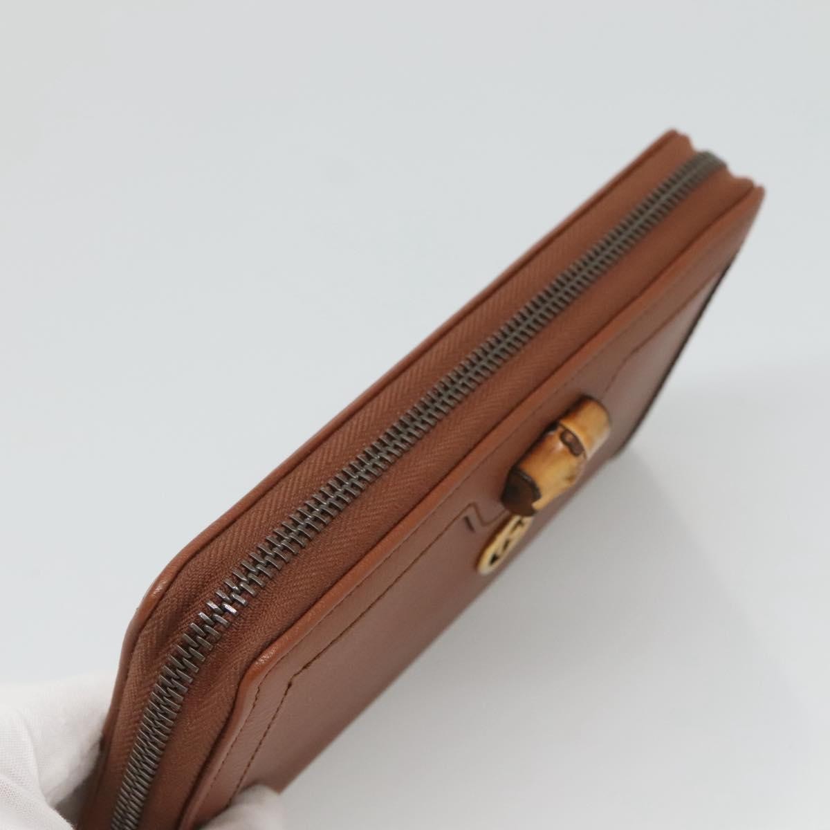 Gucci Diana Zip Around Wallet Leather, BROWN, LEATHER, Wallets