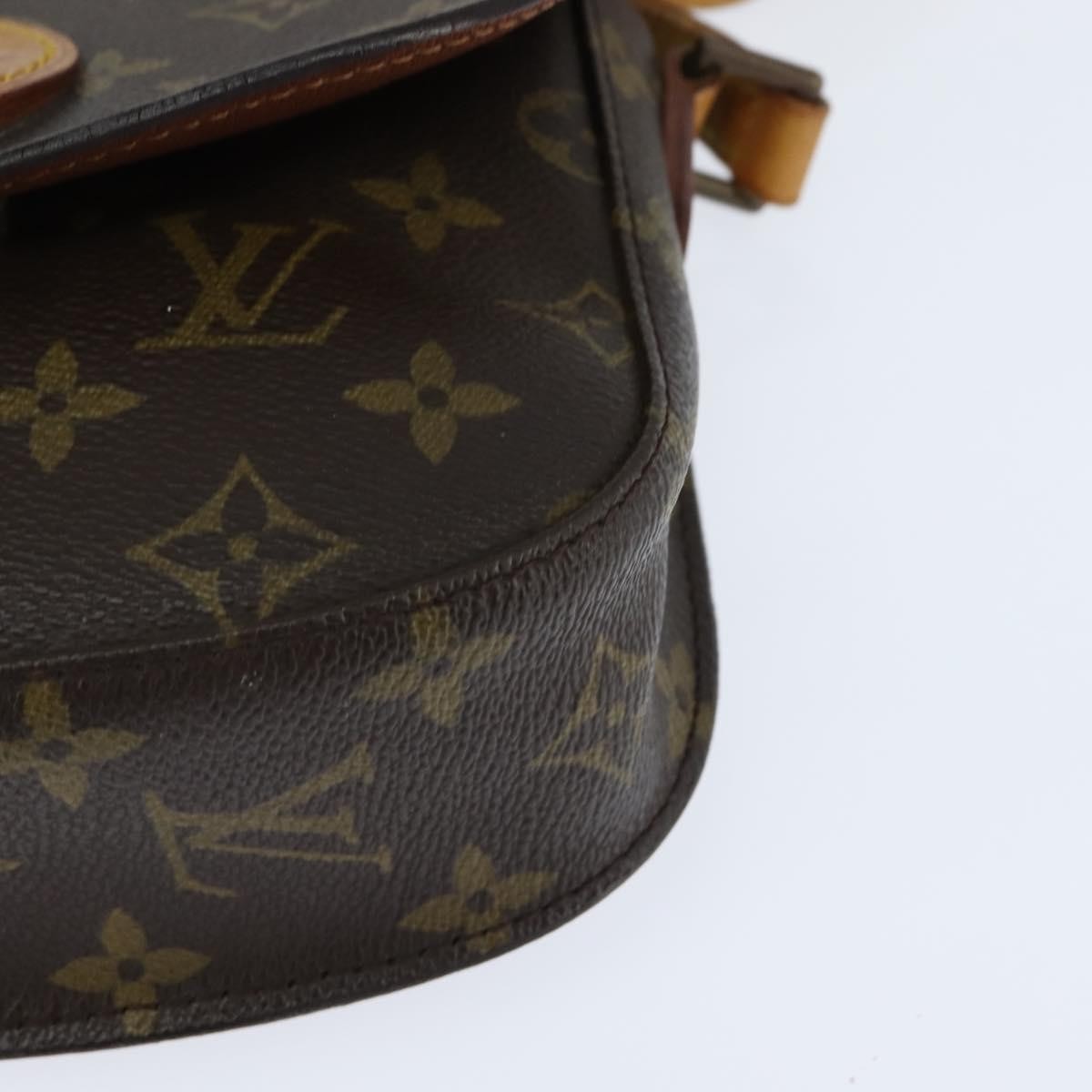 Louis Vuitton Saint Cloud Handbag Monogram Canvas, BROWN, CANVAS, Shoulder bag