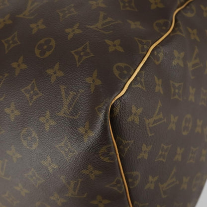 Louis Vuitton Keepall Bag Monogram Canvas, BROWN, CANVAS, Travel bag