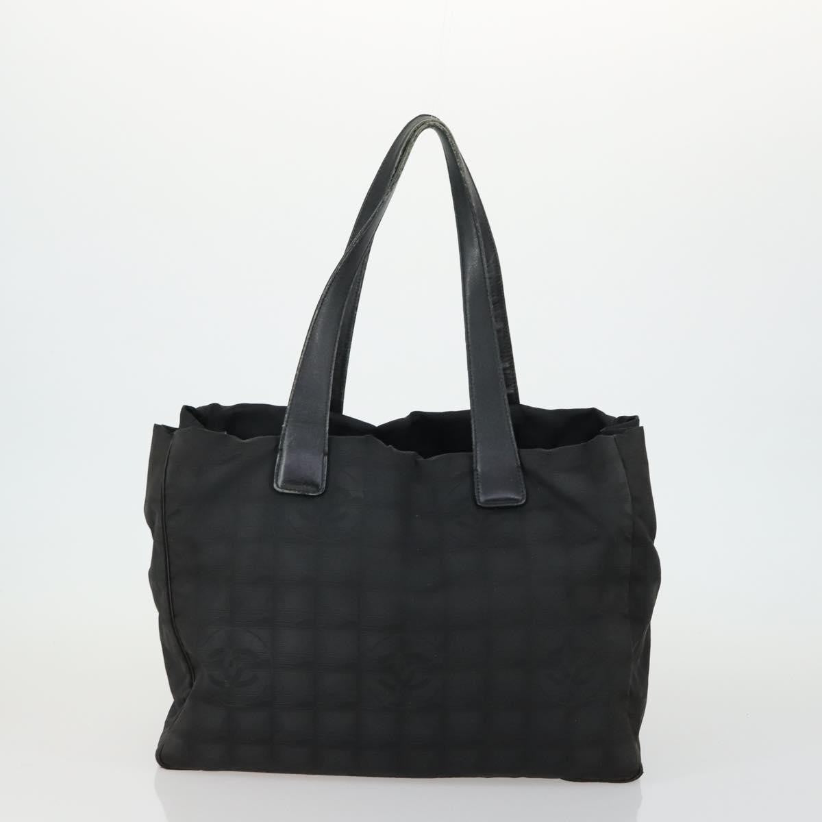 Chanel Fourre Tout Tote Multicolor Toile, BLACK, NYLON, Handbag