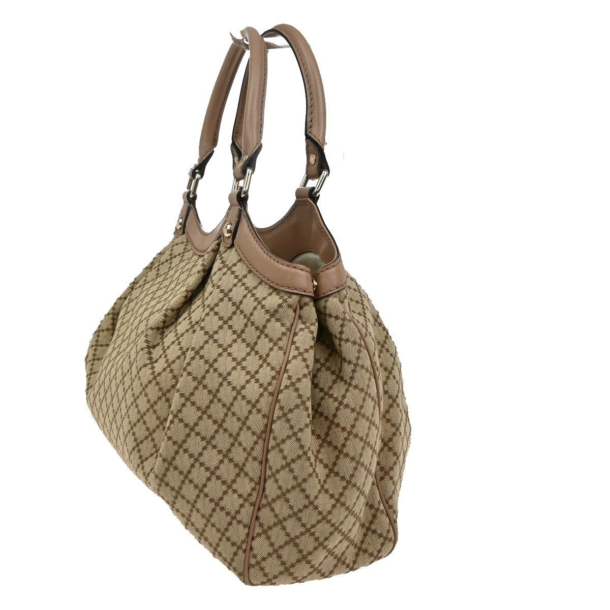 Gucci Sukey Tote Diamante Canvas, BROWN, CANVAS, Tote bag
