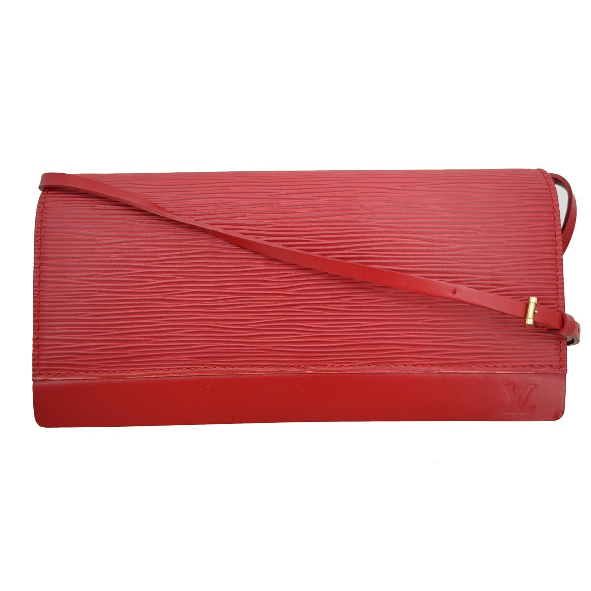 Louis Vuitton Honfleur Handbag Epi Leather, Red, Leather, Shoulder Bag