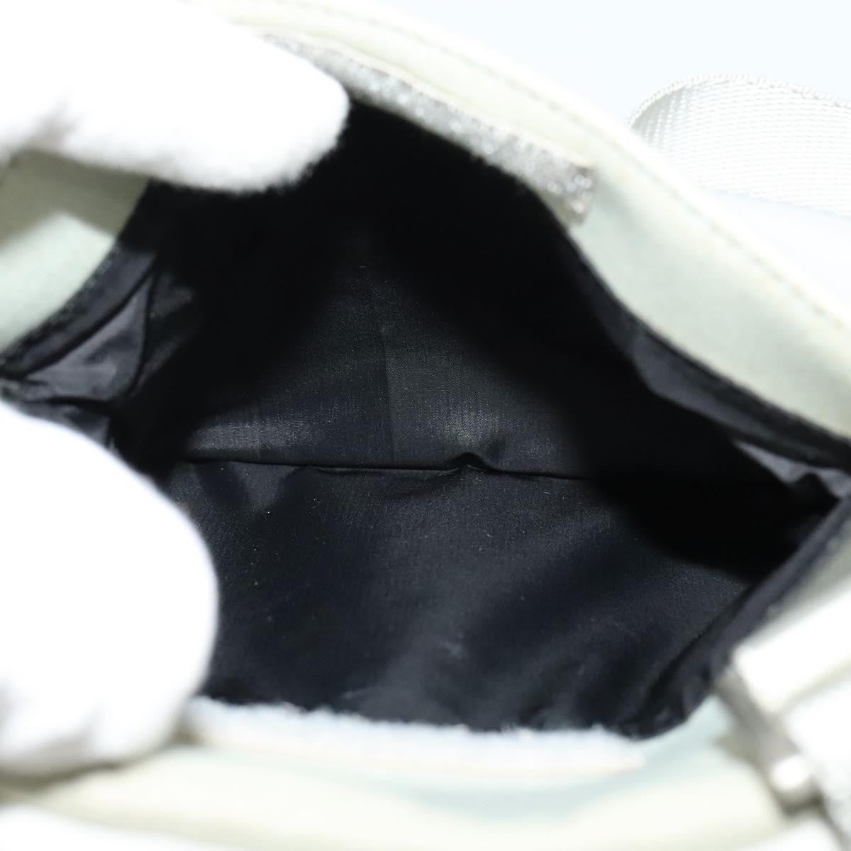 Prada Sport Zip Shoulder Bag Cotton, SILVER, COTTON, Shoulder bag