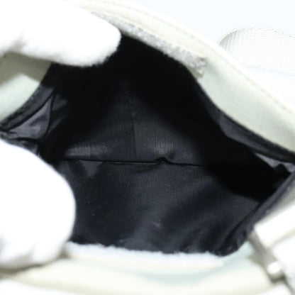 Prada Sport Zip Shoulder Bag Cotton, SILVER, COTTON, Shoulder bag