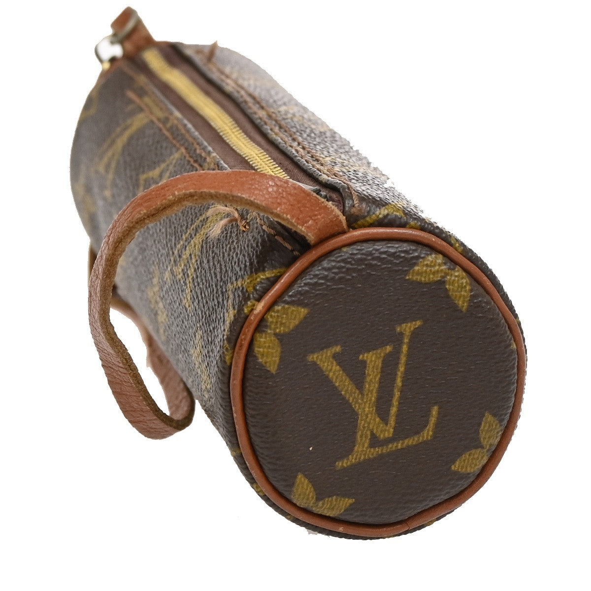 Louis Vuitton Papillon Pochette Monogram Canvas, BROWN, CANVAS, Clutche & pouche