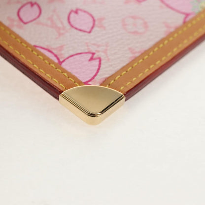 Louis Vuitton Pochette Cles Key Pouch Reverse Monogram Giant, PINK, CANVAS, Clutche & pouche