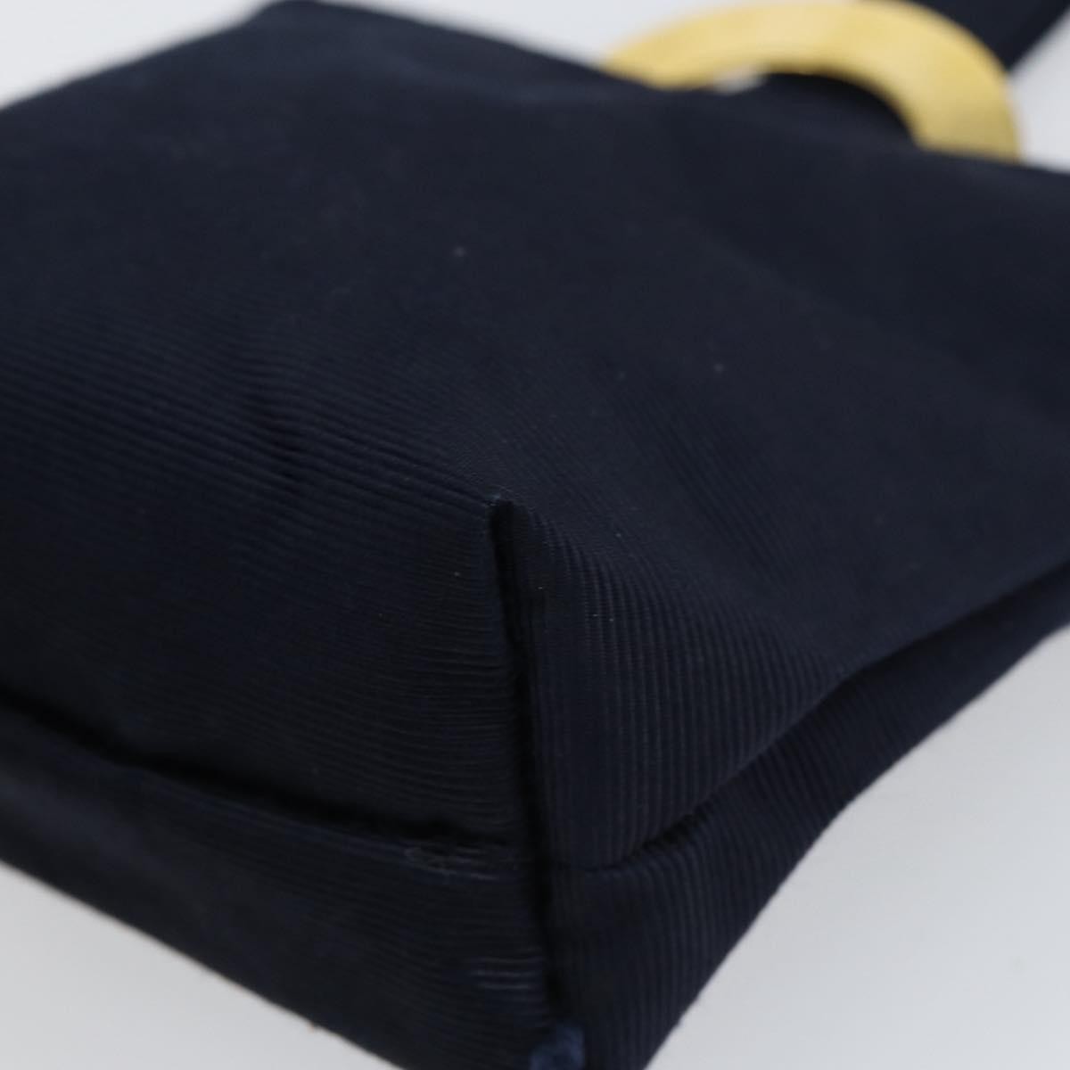 Celine Circle Logo Pouch Nylon, NAVY, NYLON, Clutche & pouche