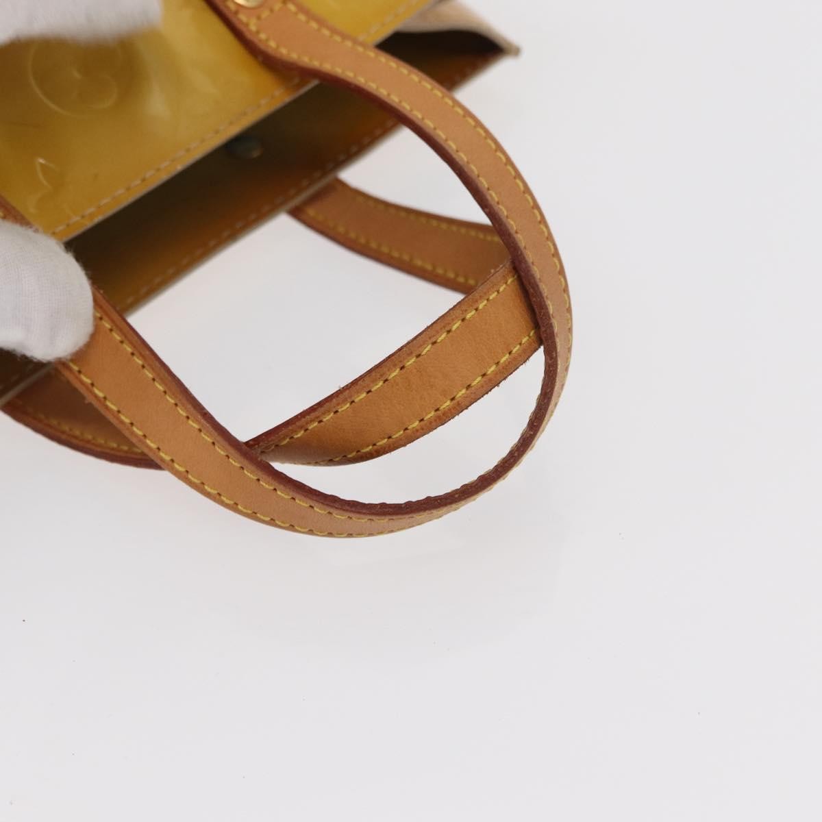 Louis Vuitton Reade Handbag Monogram Vernis, BEIGE, PATENT_LEATHER, Handbag