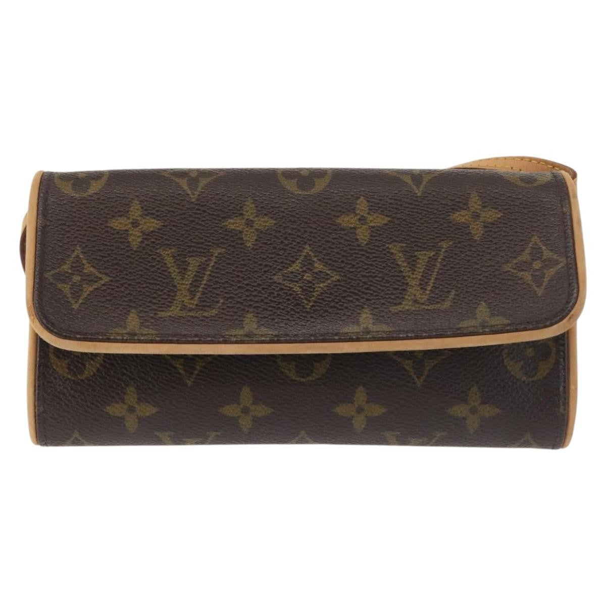 Louis Vuitton Twin Handbag Monogram Canvas, BROWN, CANVAS, Handbag