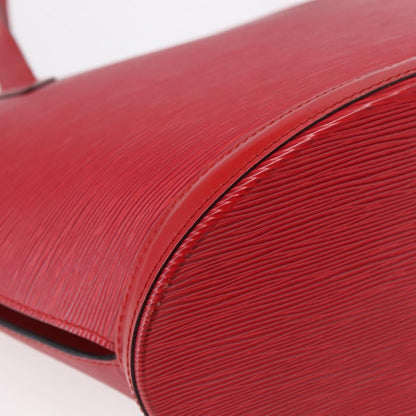 Louis Vuitton Saint Jacques Handbag Epi Leather, RED, LEATHER, Shoulder bag