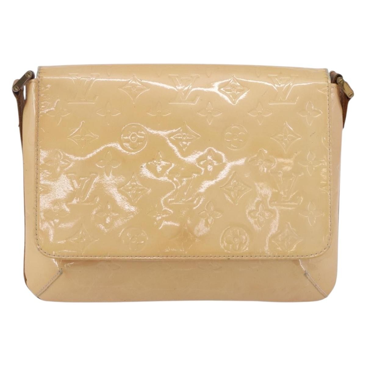 Louis Vuitton Thompson Street Handbag Monogram Vernis, BEIGE, PATENT_LEATHER, Shoulder bag
