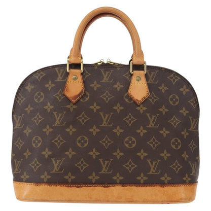 Louis Vuitton Alma Handbag Monogram Canvas, BROWN, CANVAS, Handbag
