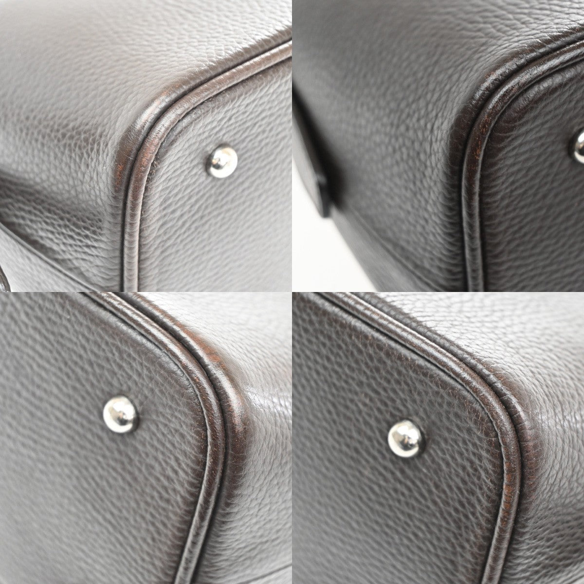 Burberry Vintage Shoulder Bag Leather, BROWN, LEATHER, Shoulder bag