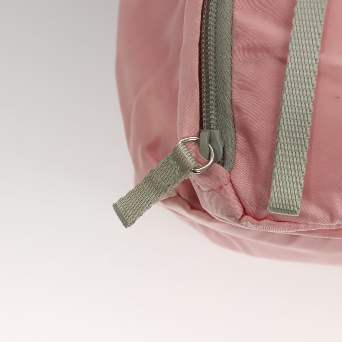 Prada Single Buckle Pocket Backpack Tessuto, PINK, NYLON, Backpack