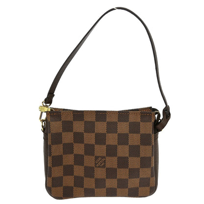 Louis Vuitton Trousse Make Up Bag Damier Canvas, BROWN, CANVAS, Handbag