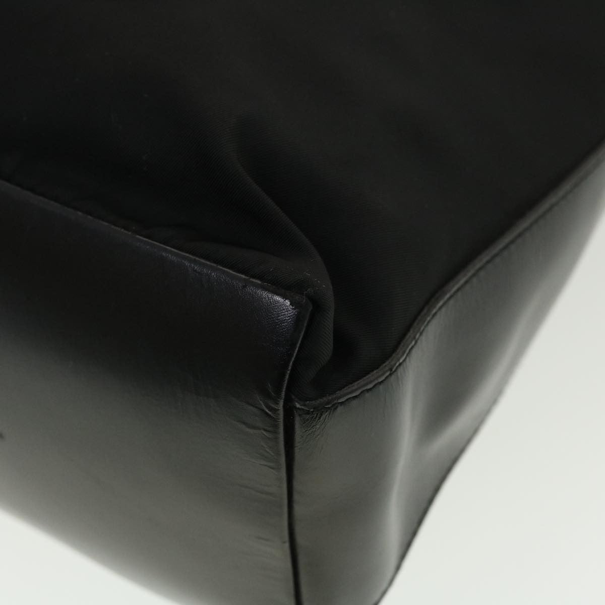 Prada Vintage Shoulder Bag Tessuto, BLACK, NYLON, Shoulder bag