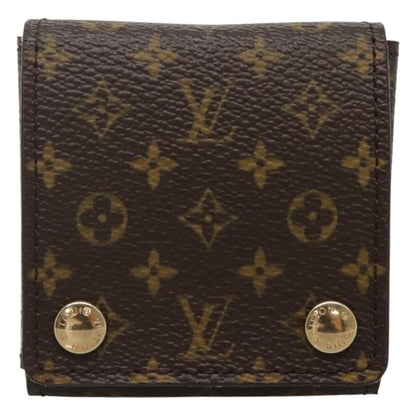 Louis Vuitton CASE JEWELRY BOX Canvas, BROWN, CANVAS, Wallets