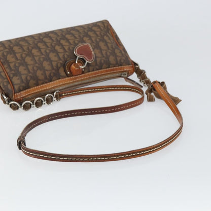 Christian Dior Trotter shoulder bag Canvas, BROWN, PVC, Shoulder bag