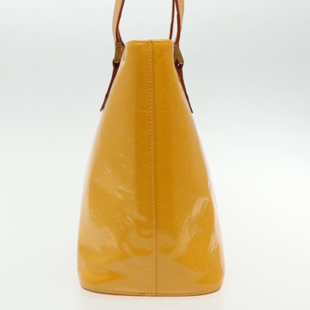 Louis Vuitton Houston Handbag Monogram Vernis, YELLOW, PATENT_LEATHER, Handbag