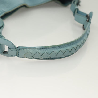 Bottega Veneta Shoulder Bag Leather, BLUE, LEATHER, Shoulder bag