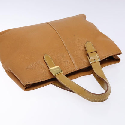 Burberry Handle Tote Leather, BEIGE, LEATHER, Tote bag