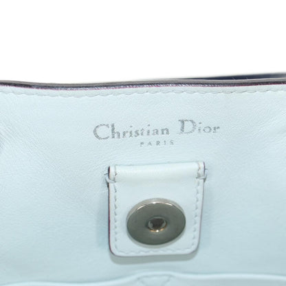 Christian Dior Diorissimo Tote Pebbled Leather, NAVY, LEATHER, Tote bag