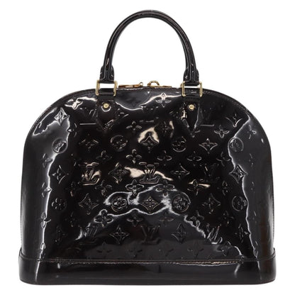 Louis Vuitton Alma Handbag Monogram Vernis, BURGUNDY, PATENT_LEATHER, Handbag