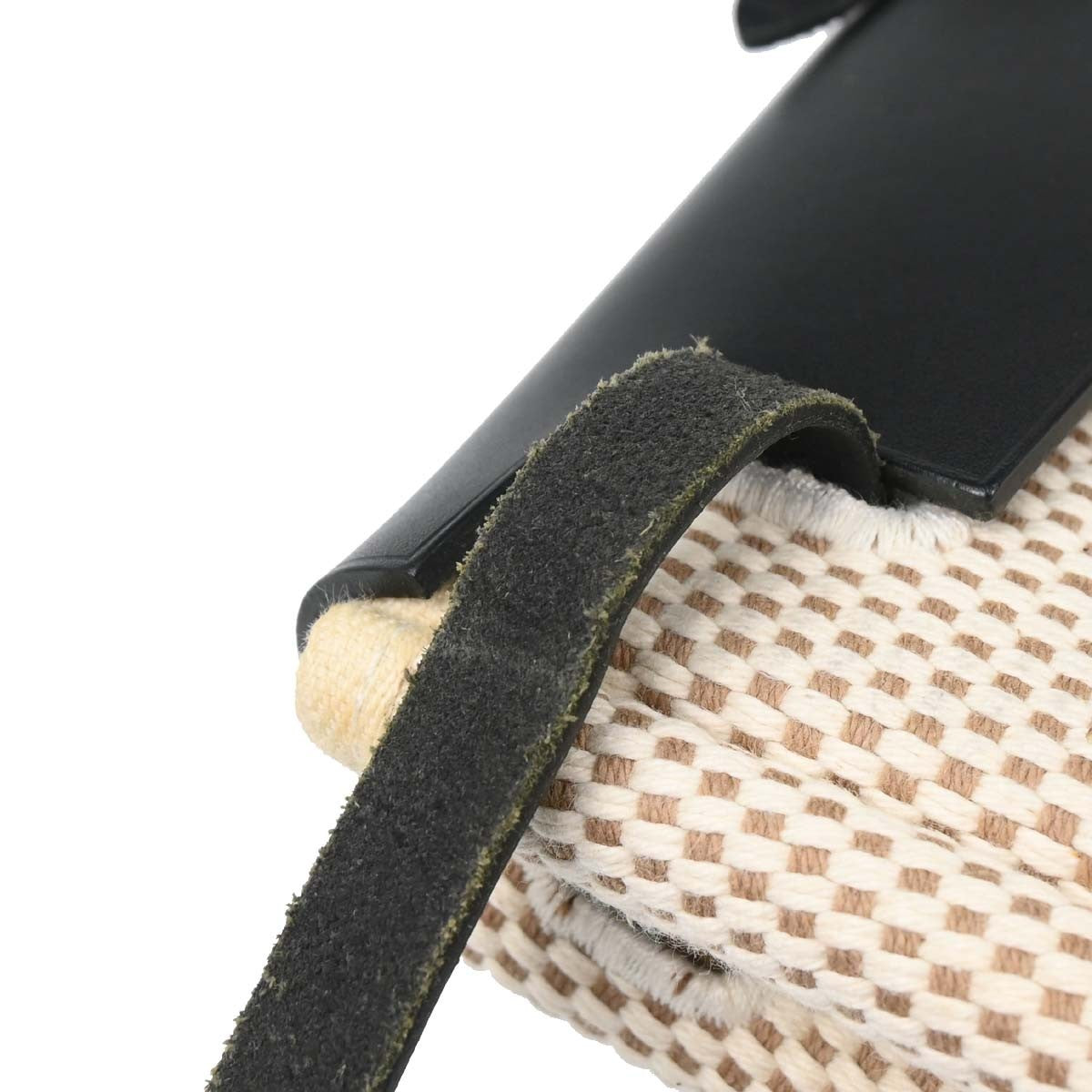 Hermes Herbag Clutch Canvas, Black, Canvas, Handbag