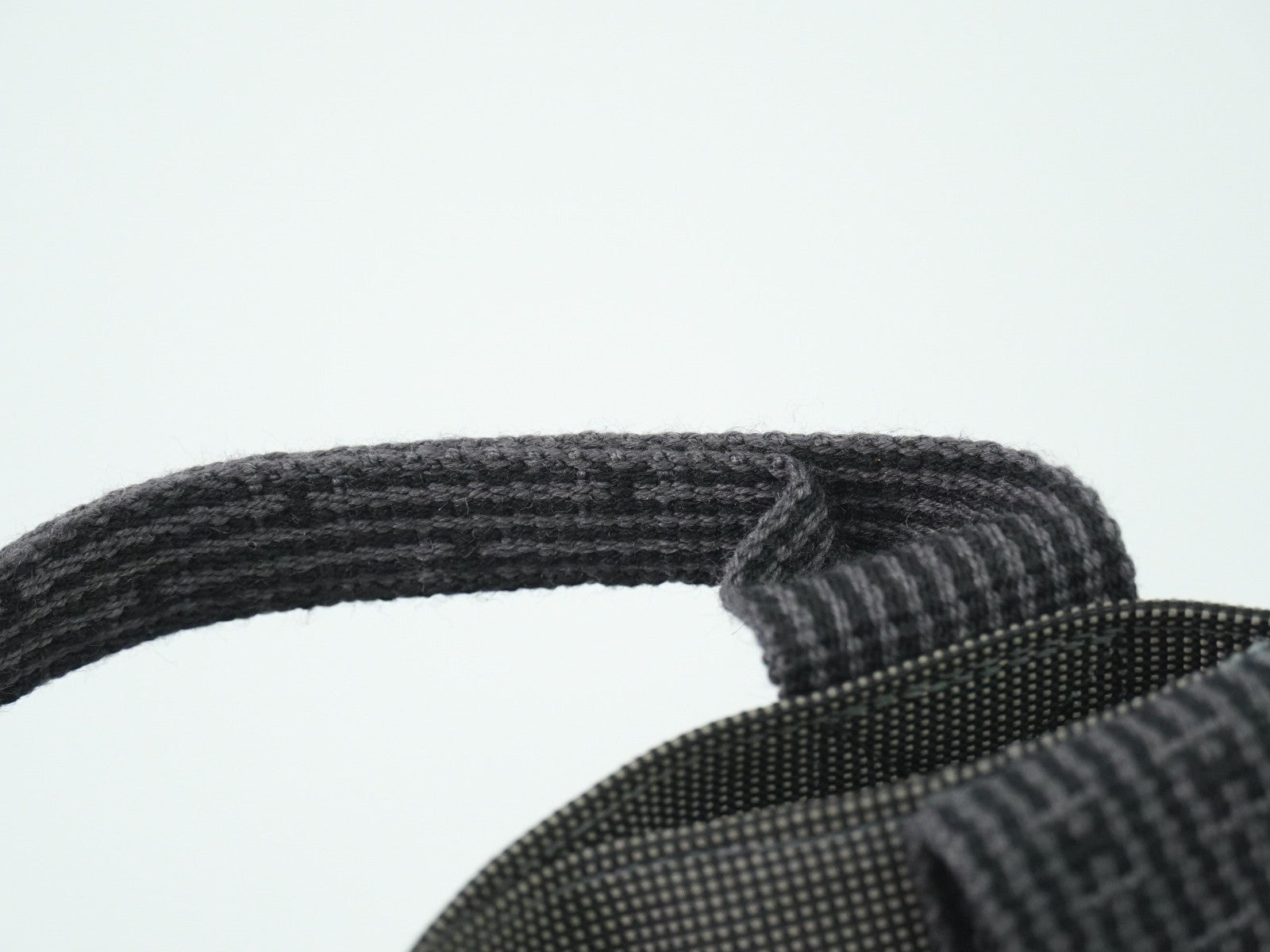 Hermes Herline Backpack Canvas, GRAY, CANVAS, Backpack