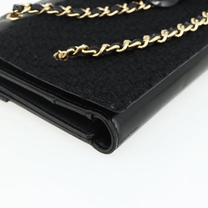 Chanel Flap Clutch Leather, Black, Leather, Clutch