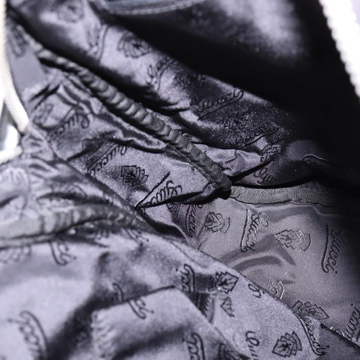 Gucci Front Zip Messenger Leather, BLACK, LEATHER, Shoulder bag