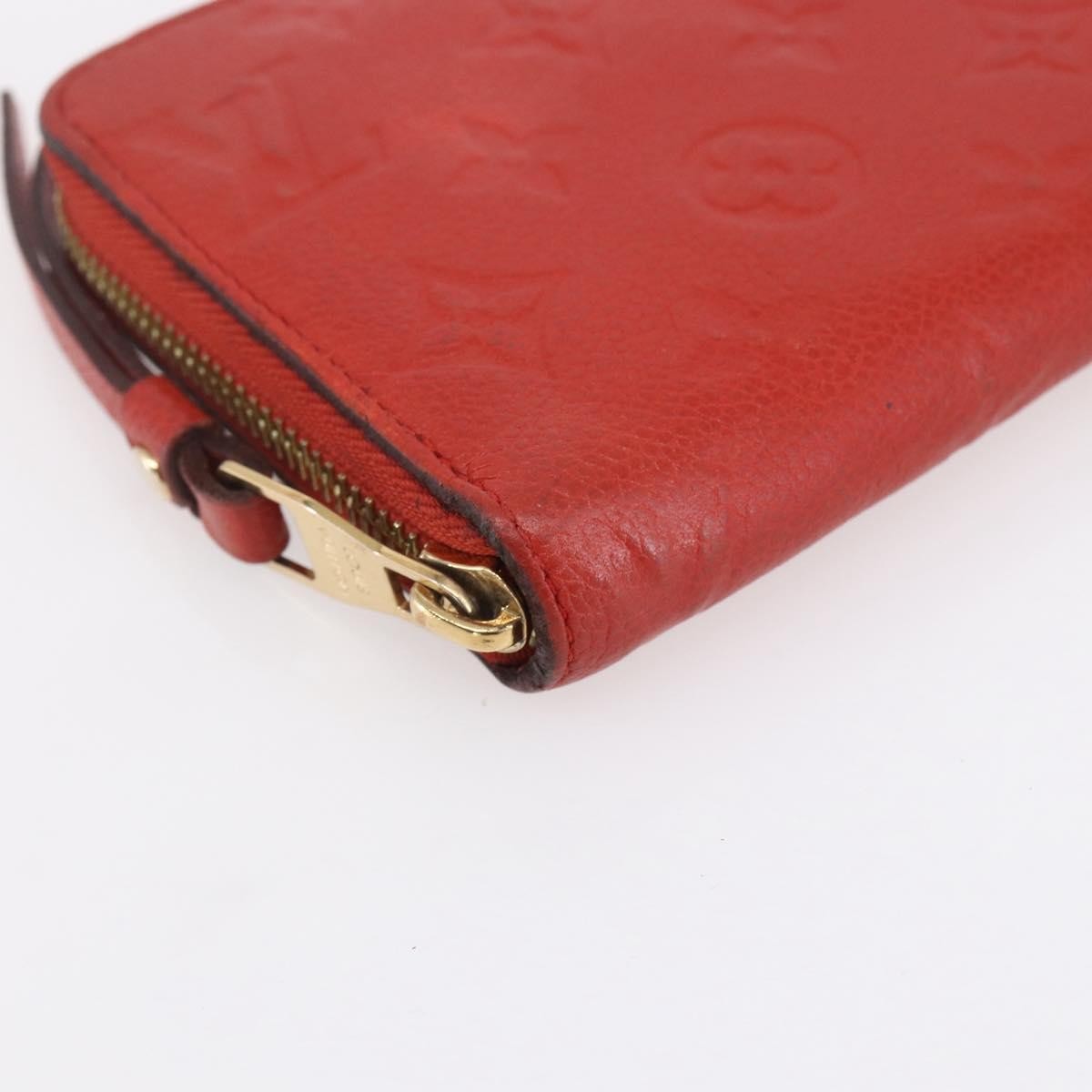Louis Vuitton Portefeuille zippy Monogramme Empreinte Monogramme Empreinte, RED, LEATHER, Wallets