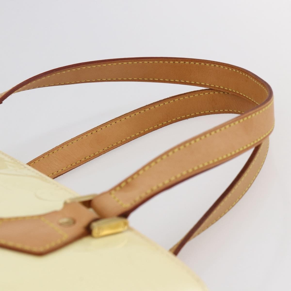 Louis Vuitton Houston Handbag Monogram Vernis, BEIGE, PATENT_LEATHER, Handbag