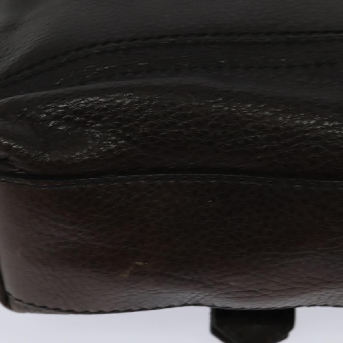 Burberry Vintage Shoulder Bag Leather, BROWN, LEATHER, Shoulder bag