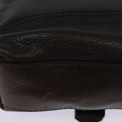 Burberry Vintage Shoulder Bag Leather, BROWN, LEATHER, Shoulder bag