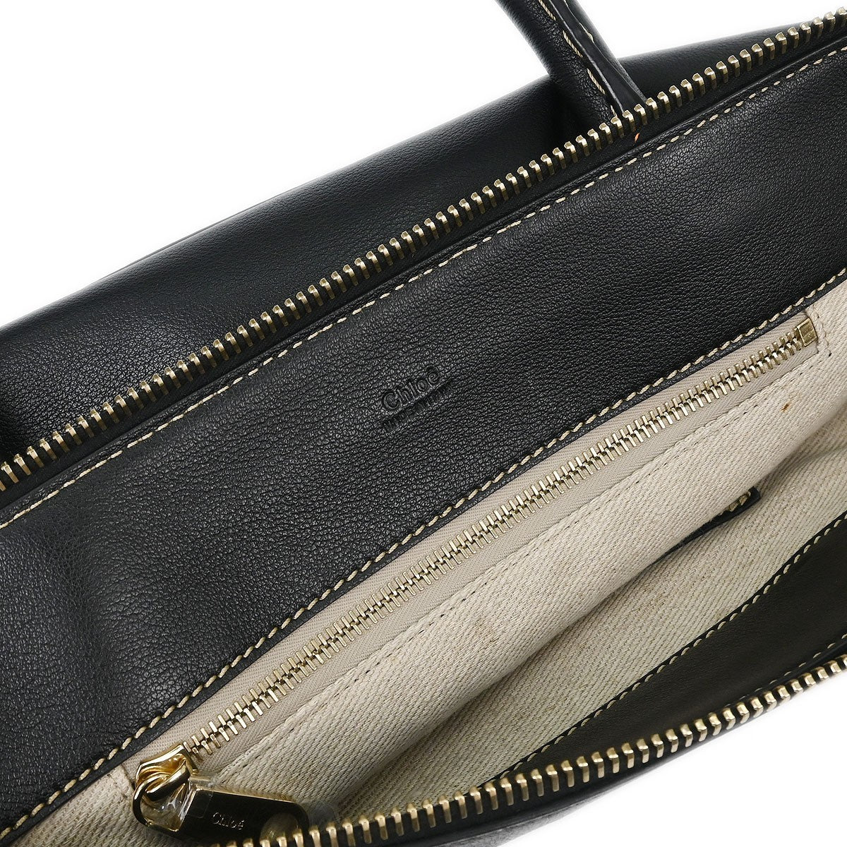 Chloe Edith NM Satchel Leather, BLACK, LEATHER, Handbag