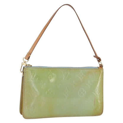 Louis Vuitton Lexington Pochette Monogram Vernis, GREEN, PATENT_LEATHER, Clutche & pouche