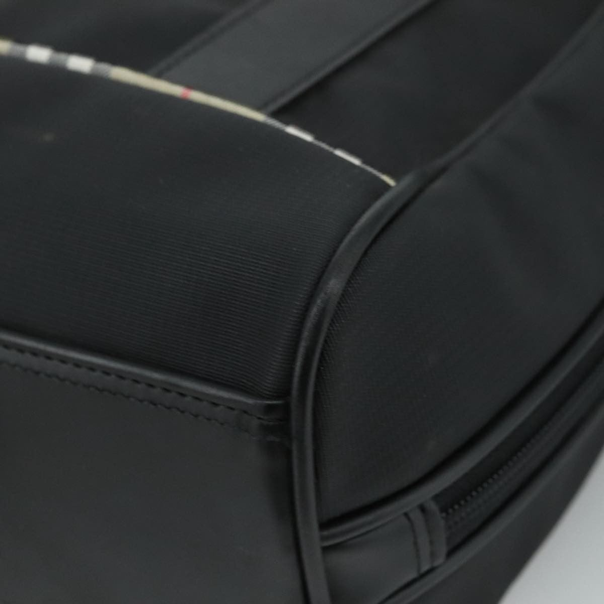 Burberry Golf handbag Nylon, BLACK, NYLON, Handbag