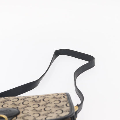 Celine C Sulky Shoulder bag Canvas, NAVY, CANVAS, Shoulder bag